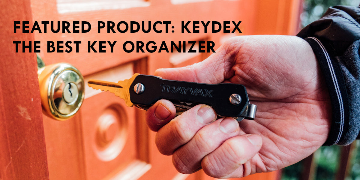 Trayvax KeyDex Key Organizer - Black, 4.4-inch, Holds Up To 12 Keys, Made In USA - View #6