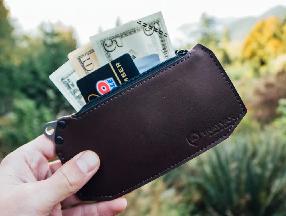 Renegade Leather Zipper Wallet For Your Credit Cards & Cash