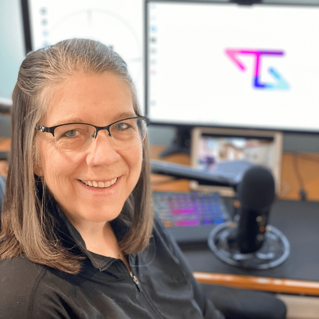 Tactical Gramma Sitting In Front of Her Gaming Computer