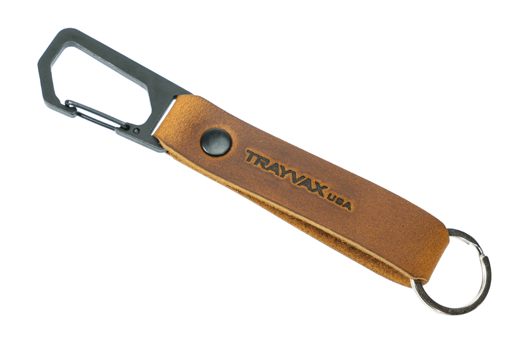 Trayvax Enterprises Accessories Black / Tobacco Brown Keyton Clip | Carabiner Keychain
