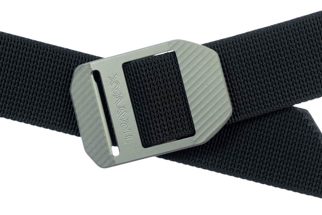 Trayvax Enterprises Belt Accessories CNC Cinch Belt - Black / Grey