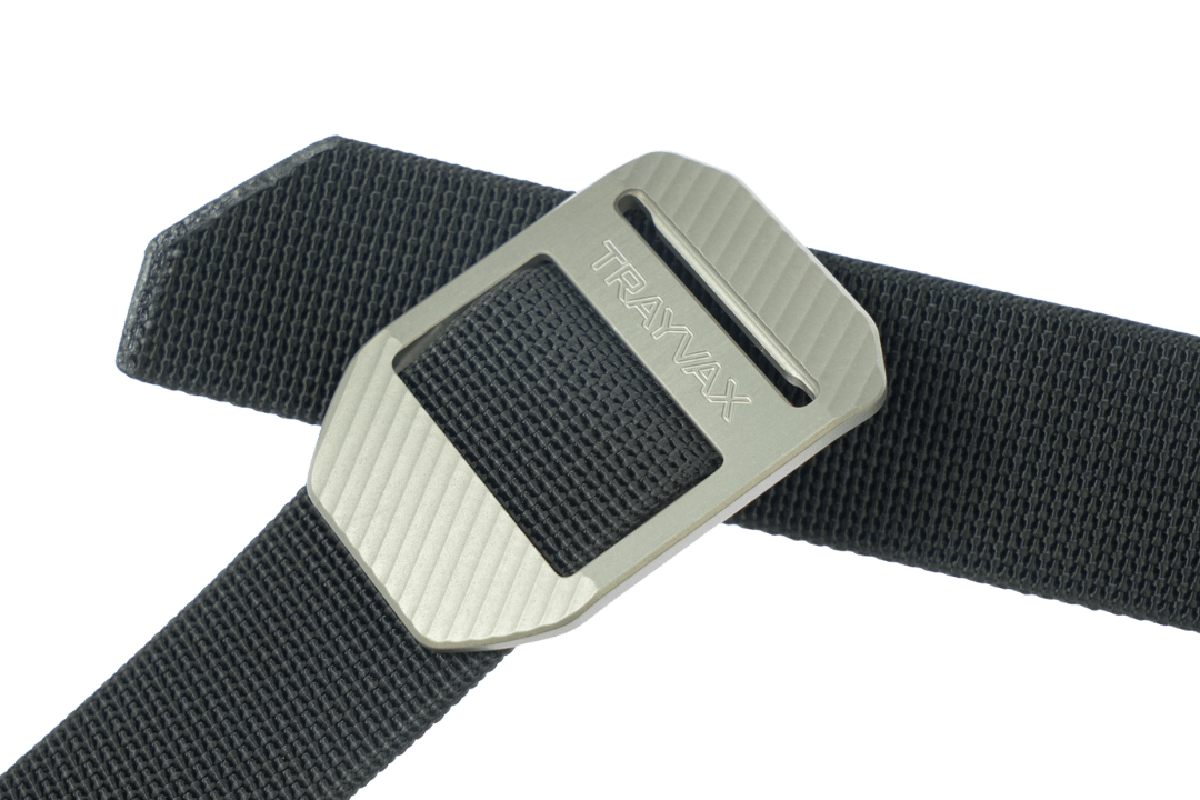 Trayvax Enterprises Belt Accessories CNC Cinch Belt - Black / Grey