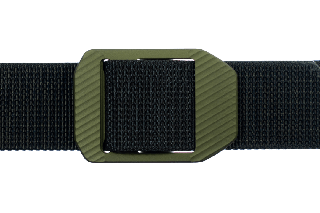 Trayvax Enterprises Belt Accessories CNC Cinch Belt - Black / OD Green