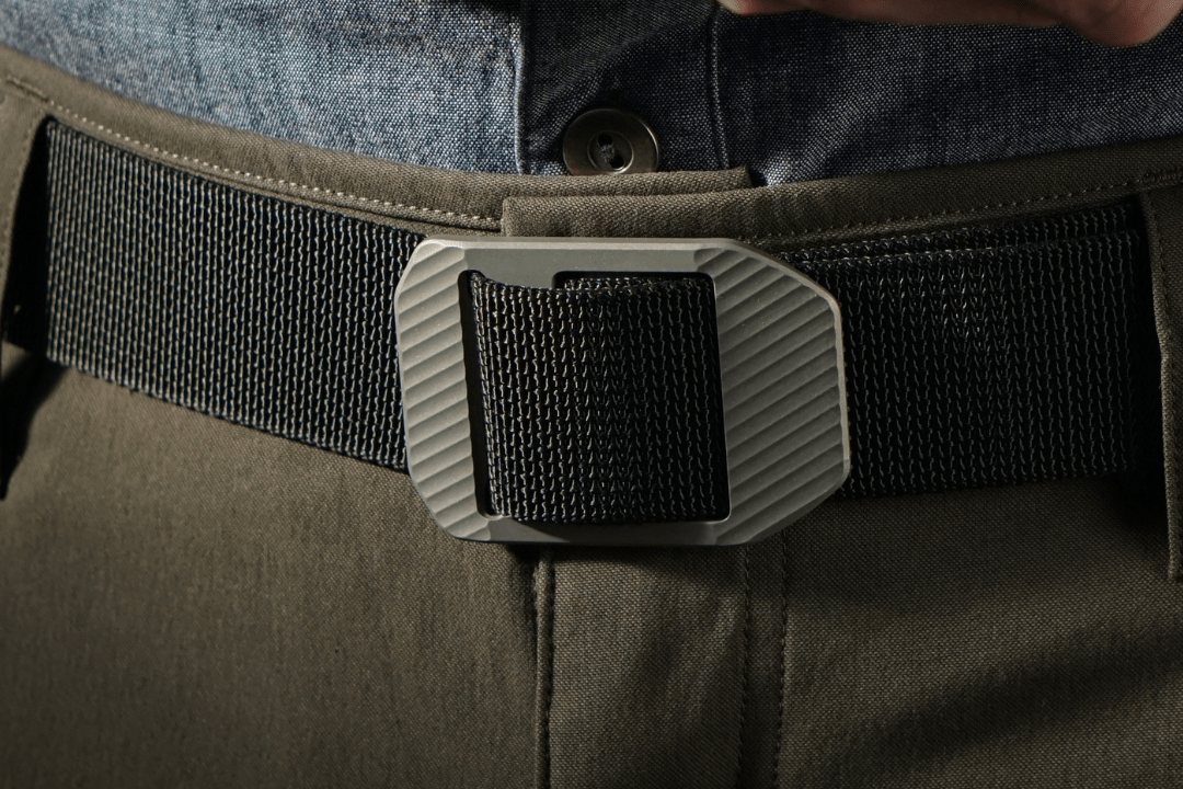 Trayvax Enterprises Belt Accessories CNC Cinch Belt Buckle - Grey