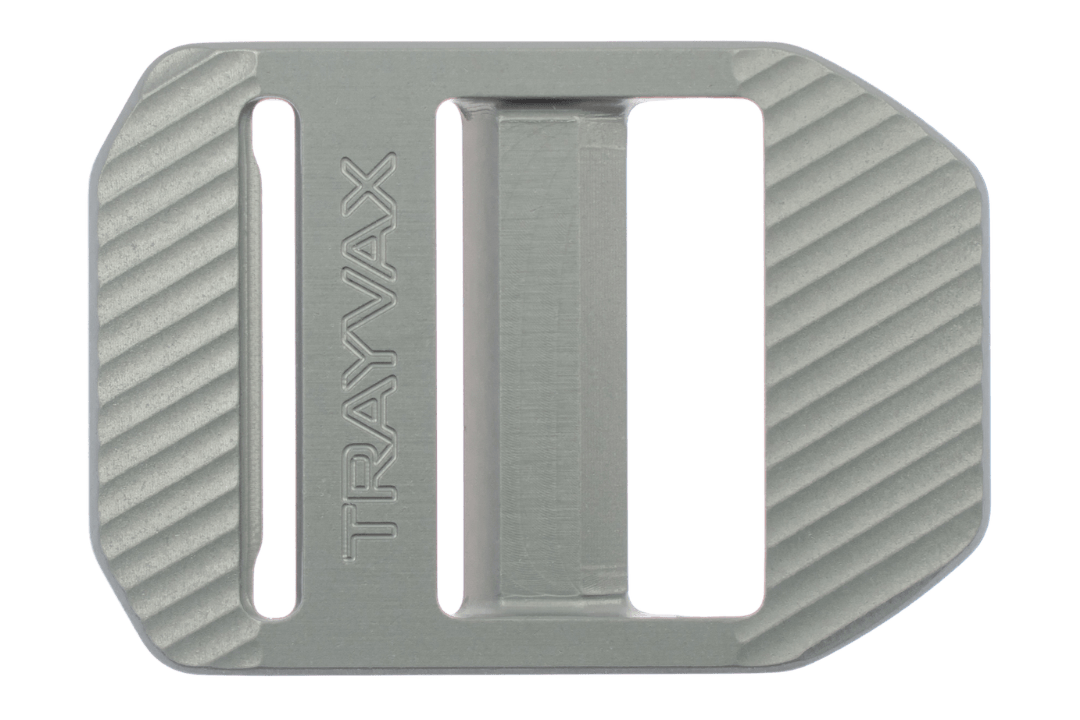 Trayvax Enterprises Belt Accessories CNC Cinch Belt Buckle - Grey