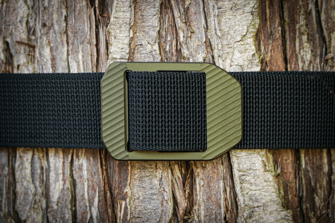Trayvax Enterprises Belt Accessories CNC Cinch Belt Buckle - OD Green