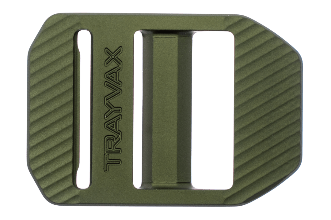 Trayvax Enterprises Belt Accessories CNC Cinch Belt Buckle - OD Green