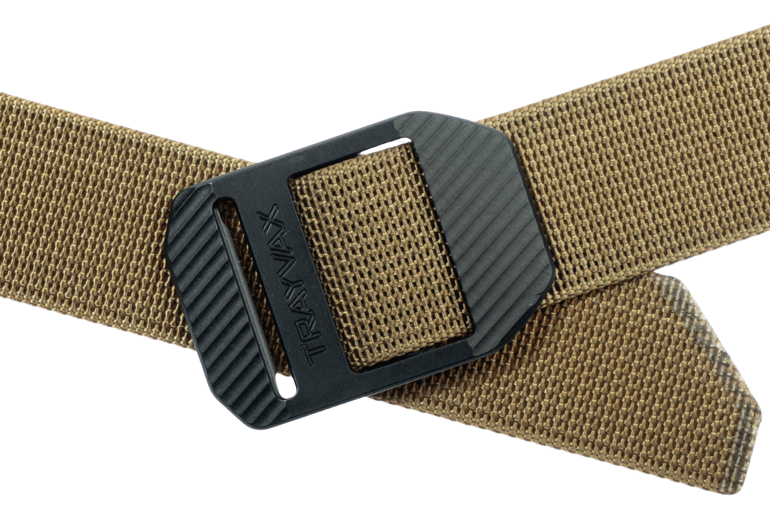 Trayvax Enterprises Belt Accessories CNC Cinch Belt - Tan / Black