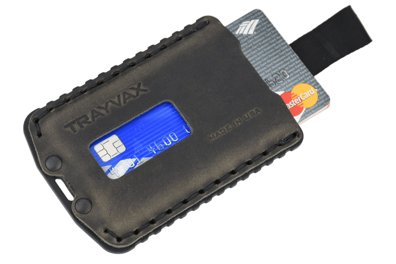 Trayvax Enterprises Wallet Ascent Wallet - Black Steel Grey