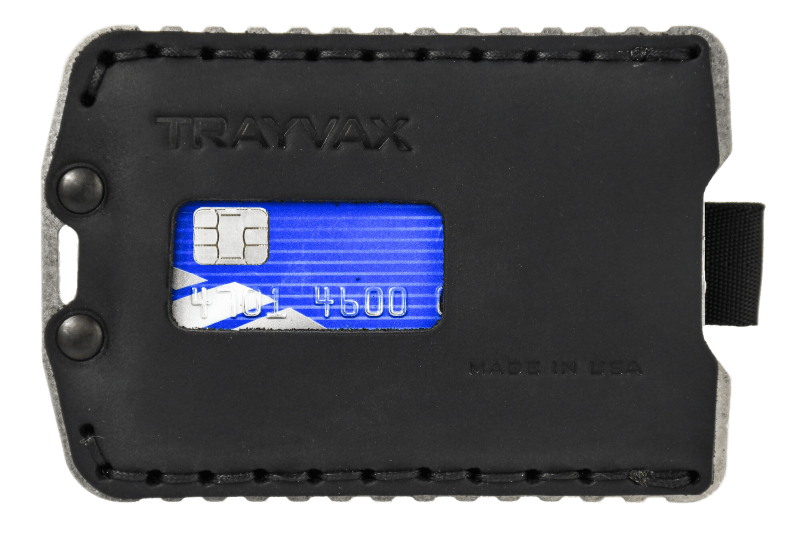 trayvax ascent tobacco brown Ascent Slim Leather + Steel Card Holder Wallet Tools and Toys and a durable PVD coating Trayvax Ascent Wallet - Raw
