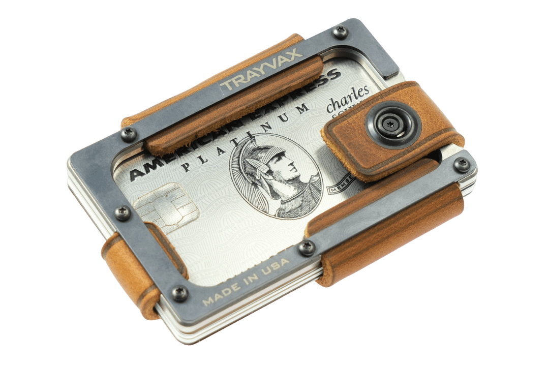 Trayvax Enterprises Wallet Contour Lite Wallet - Ti Tobacco Brown