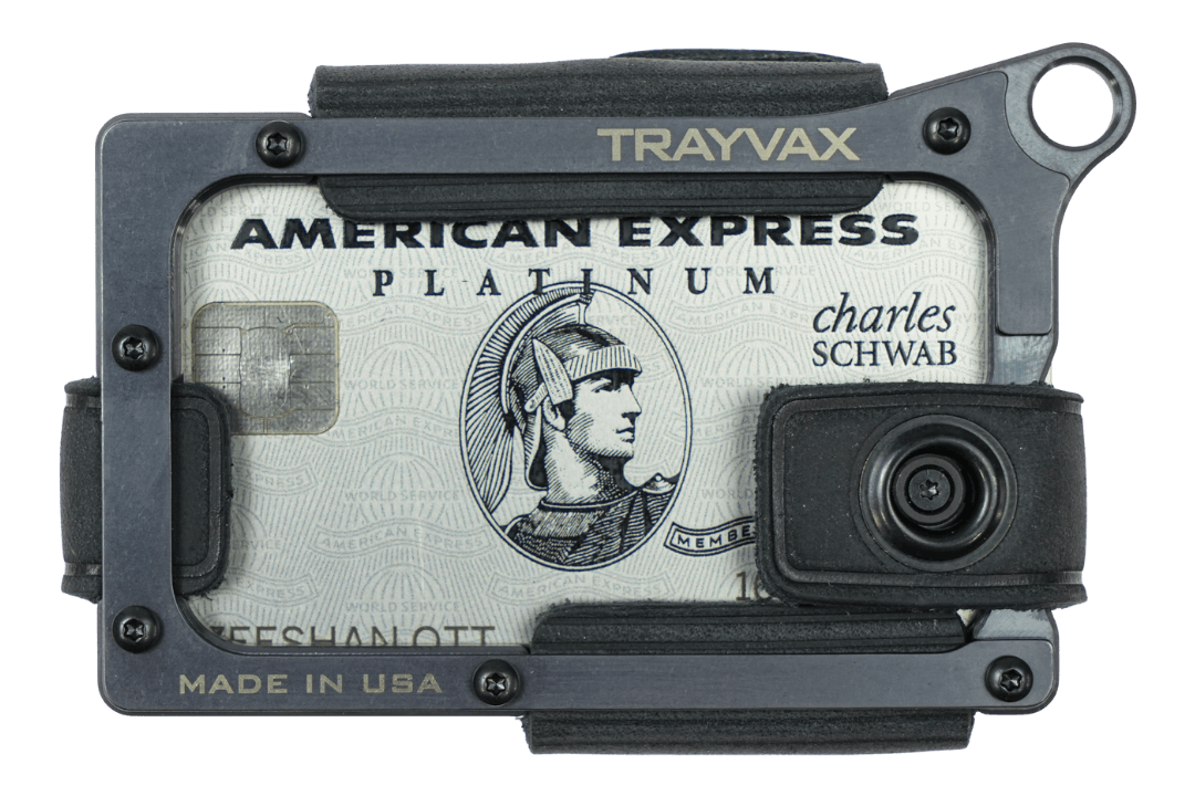 Trayvax Enterprises Wallet Contour Wallet - Black Stealth Black