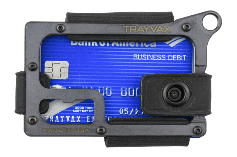 Trayvax Enterprises Wallet Contour Wallet - Black Stealth Black