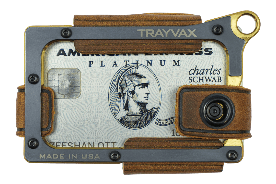 Trayvax Enterprises Wallet Contour Wallet - Brass Tobacco Brown