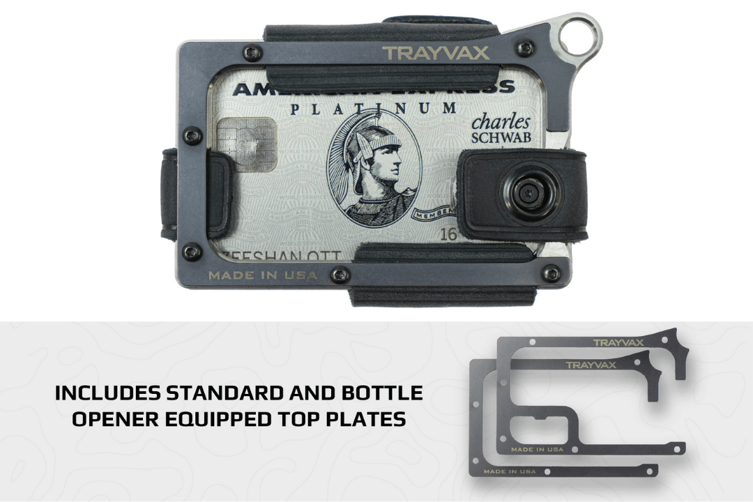 Trayvax Enterprises Wallet Contour Wallet - Raw Stealth Black