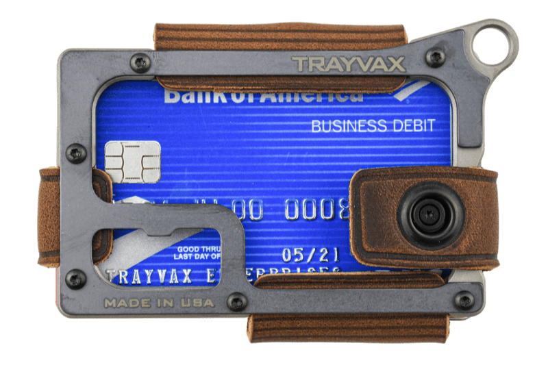Trayvax Enterprises Wallet Contour Wallet - Titanium Mississippi Mud