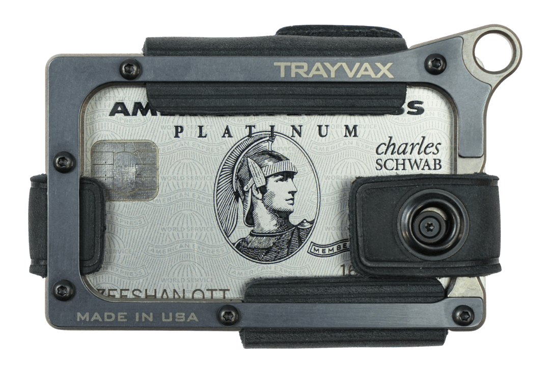 Trayvax Enterprises Wallet Contour Wallet - Titanium Stealth Black