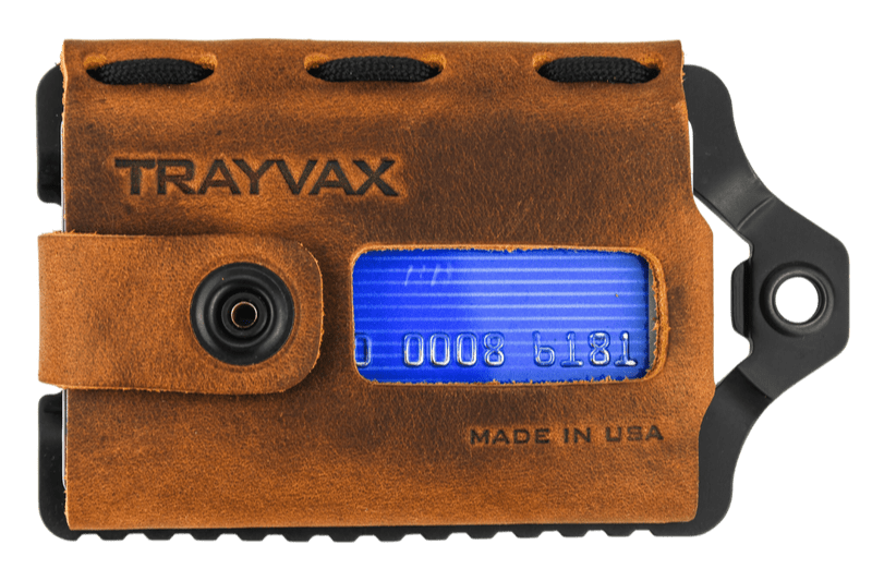 Trayvax Enterprises Wallet Element Wallet - Black Tobacco Brown