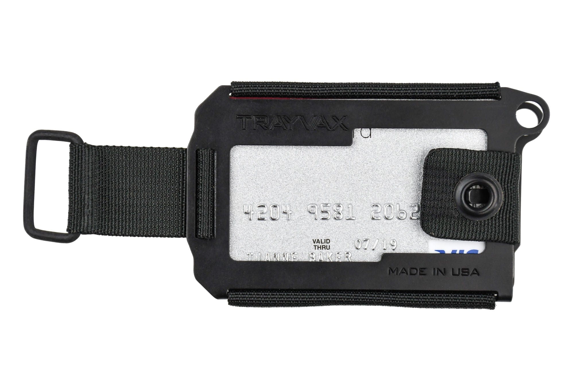 Trayvax Enterprises Wallet Onyx Black Melonite Axis Wallet