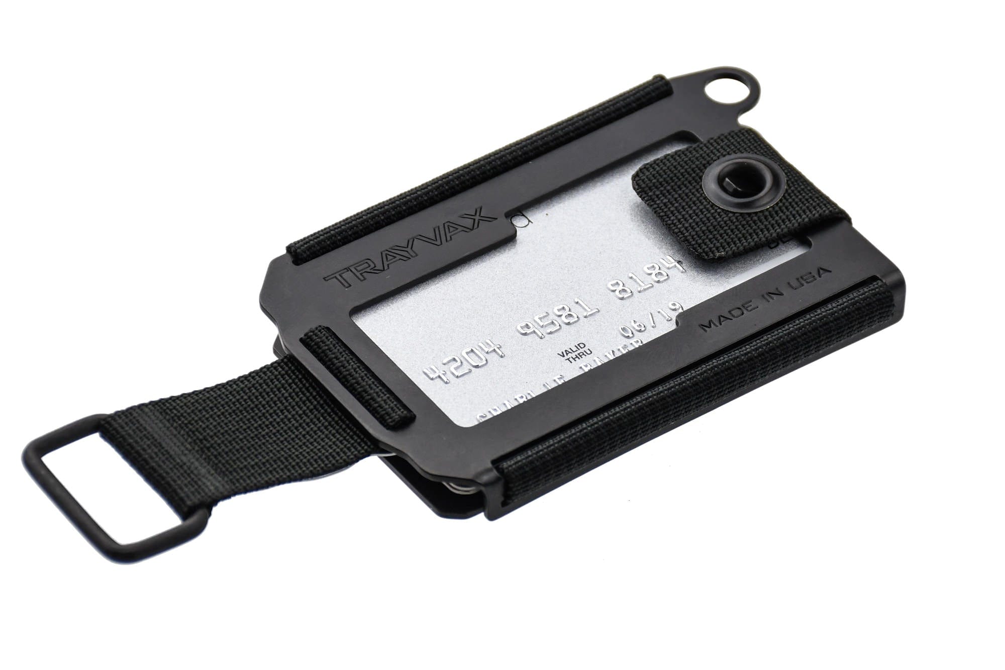 Trayvax Enterprises Wallet Onyx Black Melonite Axis Wallet