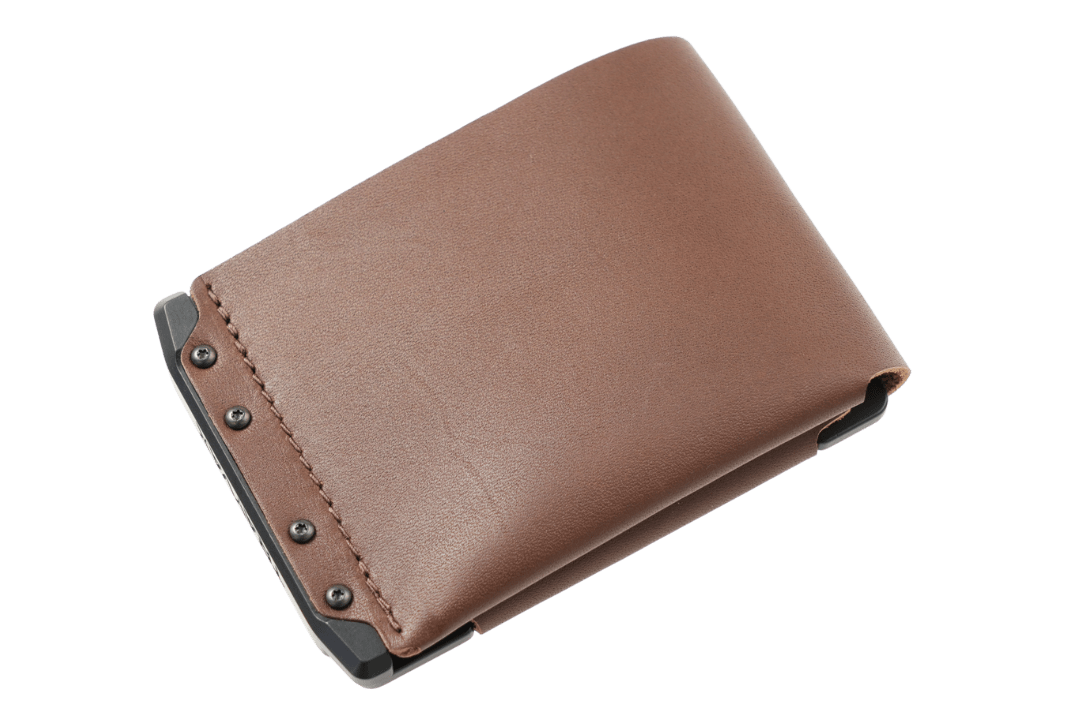 Trayvax Enterprises Wallet Venture Billfold - Black Ano / Frontier Brown