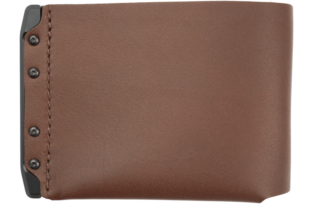 Trayvax Enterprises Wallet Venture Billfold - Black Ano / Frontier Brown