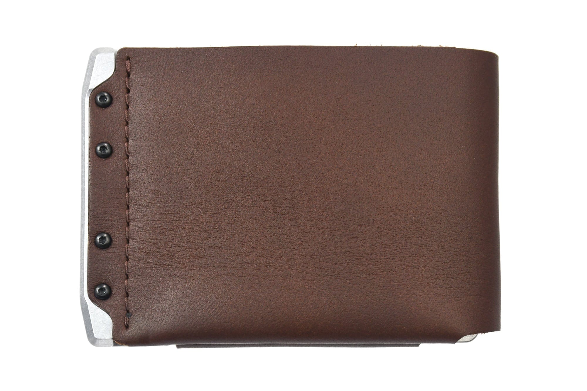 Trayvax Enterprises Wallet Venture Billfold - Raw Tumbled Brown