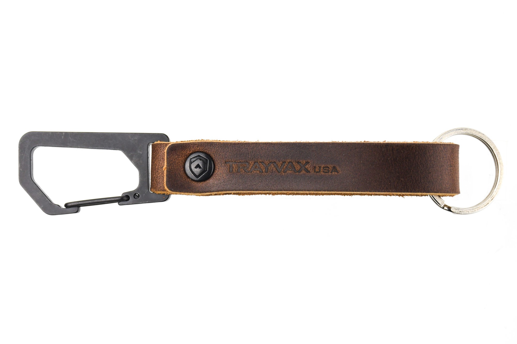 Trayvax Enterprises Keyton Clip | Carabiner Keychain Black / Mississippi Mud