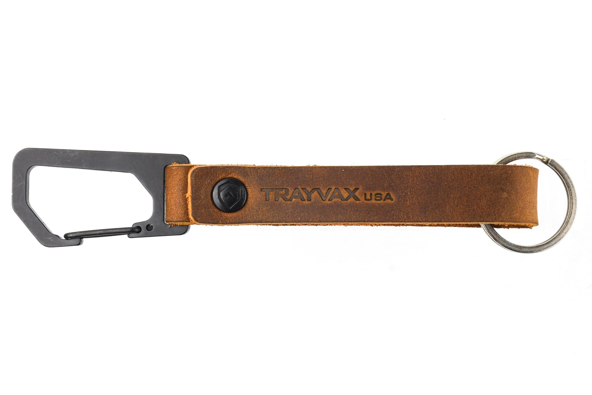 Trayvax Enterprises Accessories Black / Tobacco Brown Keyton Clip | Carabiner Keychain