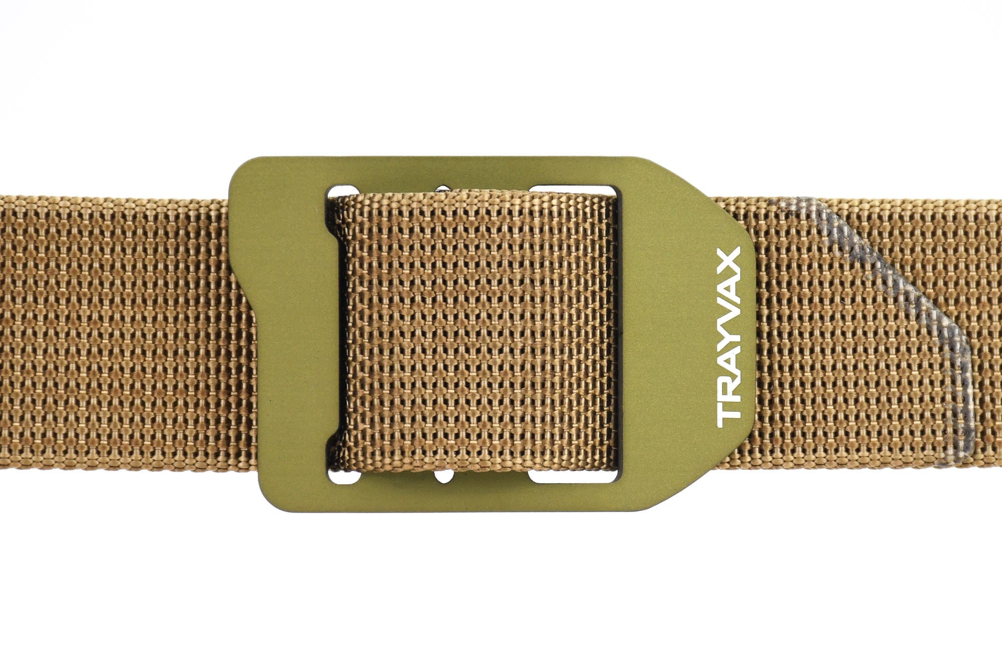 Cinch Designer Belt | Heavy-Duty Nylon Web Belt | Trayvax Tan / OD Green / One Size (Up to 46)