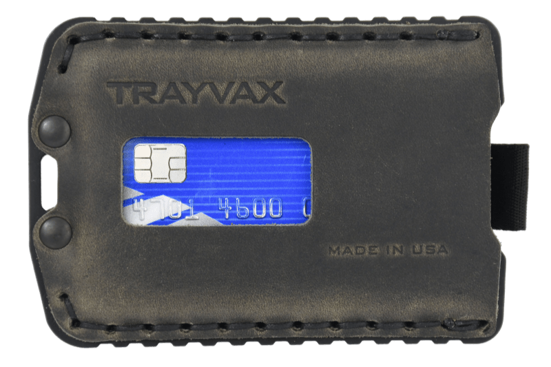 Trayvax Enterprises Wallet Ascent Wallet - Black Steel Grey