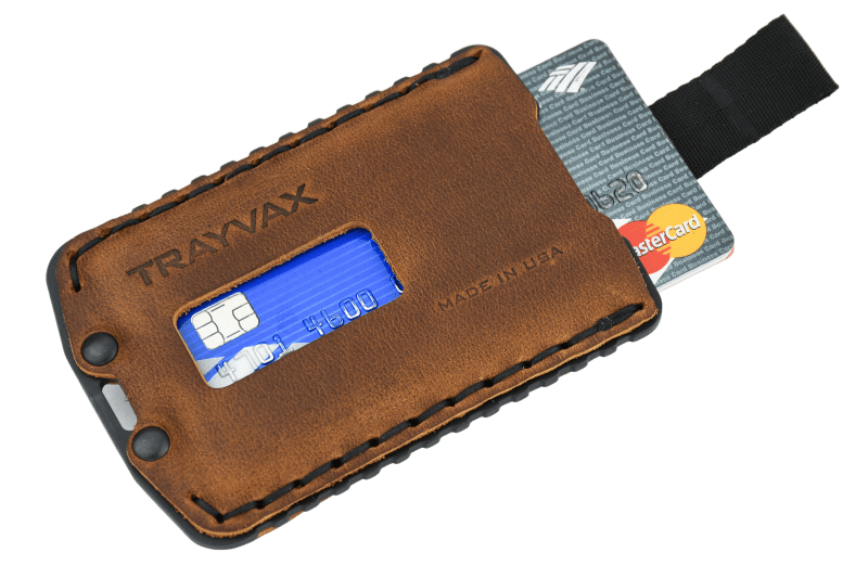 Trayvax Enterprises Wallet Ascent Wallet - Black Tobacco Brown