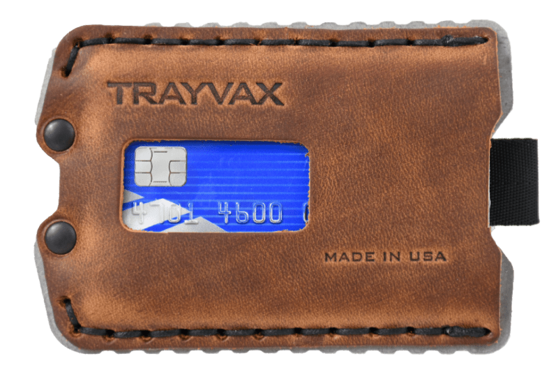 Ascent Wallet | Raw Mississippi Mud | High-Quality Metal and Leather