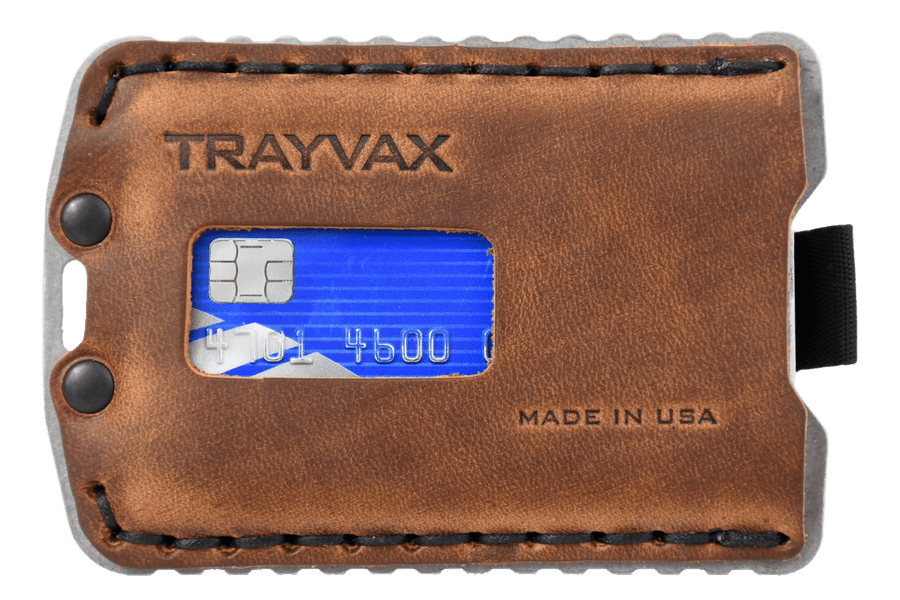 Trayvax Enterprises Wallet Ascent Wallet - Raw Tobacco Brown