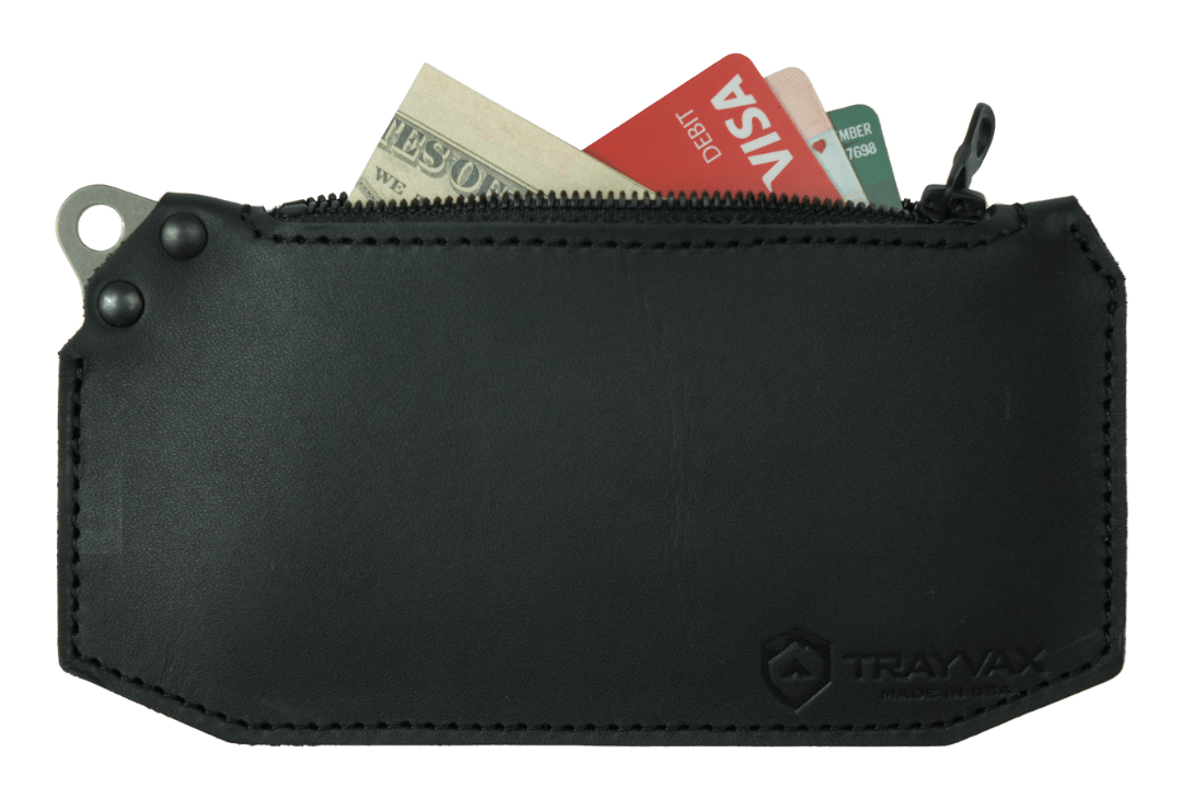 Trayvax Enterprises Wallet Black Renegade Zipper Wallet
