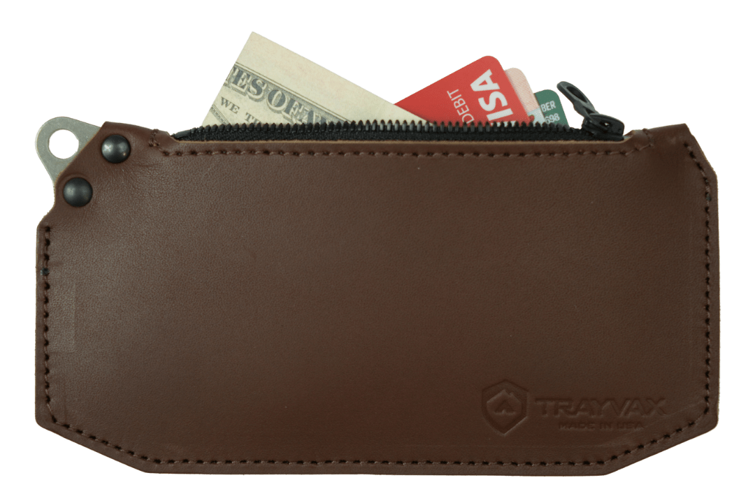 Trayvax Enterprises Wallet Brown Renegade Zipper Wallet