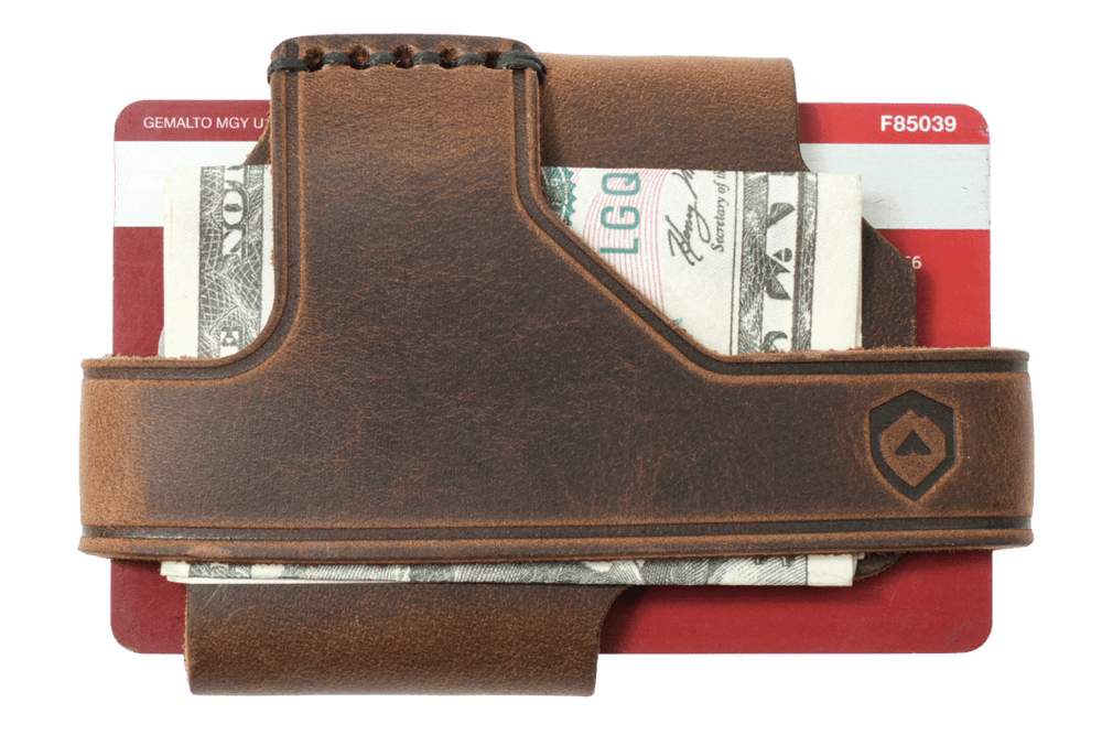 Contour Lite Wallet | Ti Mississippi Mud | High-Quality Metal & Leather