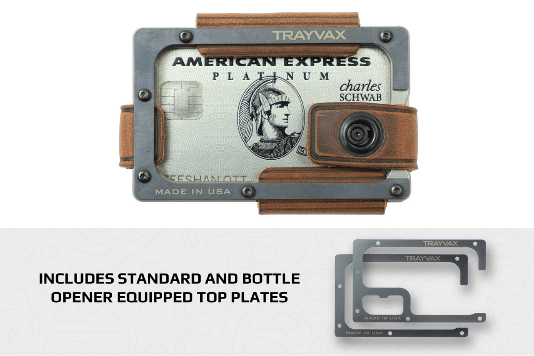 Trayvax Enterprises Wallet Contour Lite Wallet - Titanium Mississippi Mud