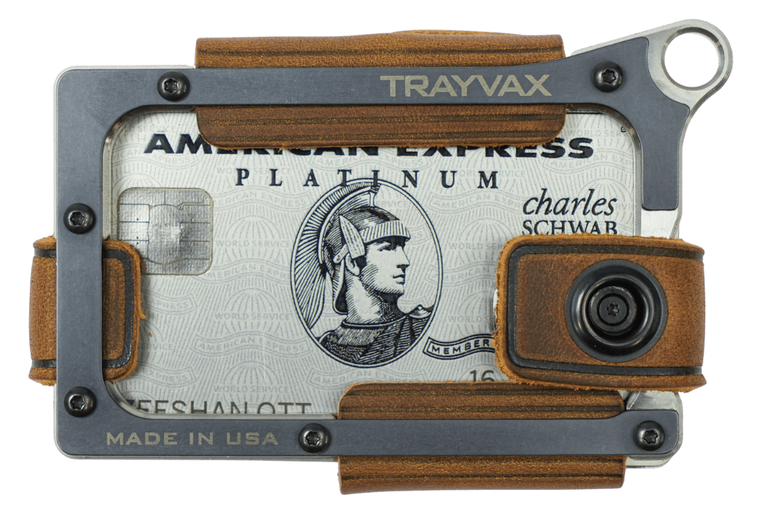 Trayvax Enterprises Wallet Contour Wallet - Raw Tobacco Brown