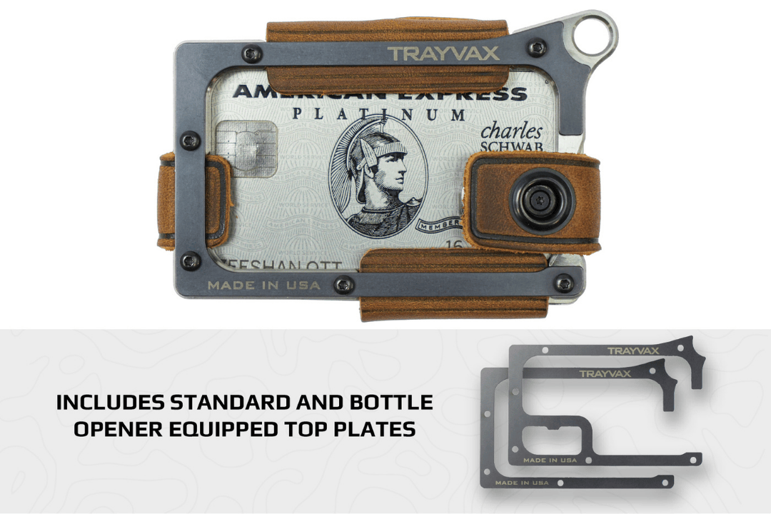 Trayvax Enterprises Wallet Contour Wallet - Raw Tobacco Brown