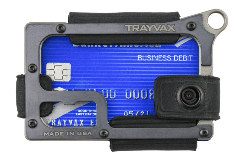 Trayvax Enterprises Wallet Contour Wallet - Titanium Stealth Black