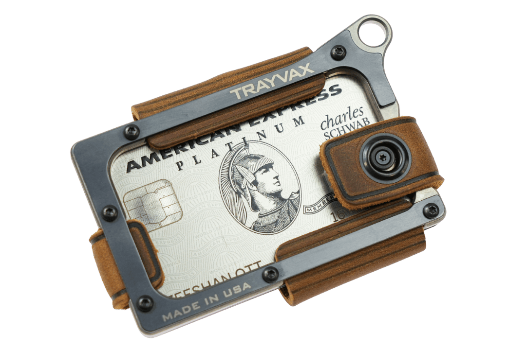 Trayvax Enterprises Wallet Contour Wallet - Titanium Tobacco Brown