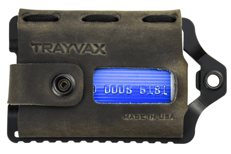 Trayvax Enterprises Wallet Element Wallet - Black Steel Grey