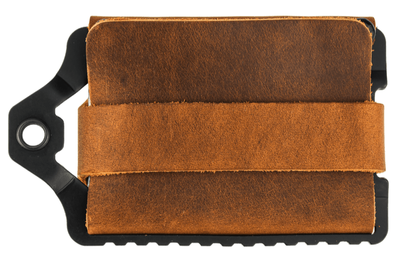 Trayvax Enterprises Wallet Element Wallet - Black Tobacco Brown