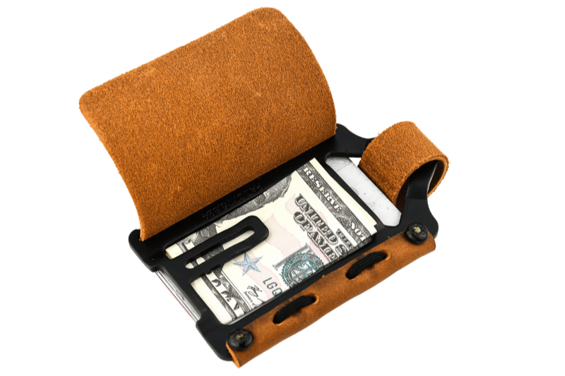 Trayvax Enterprises Wallet Element Wallet - Black Tobacco Brown