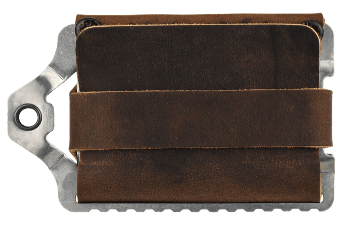 Element Wallet - Raw Mississippi Mud | Horween Leather and Metal