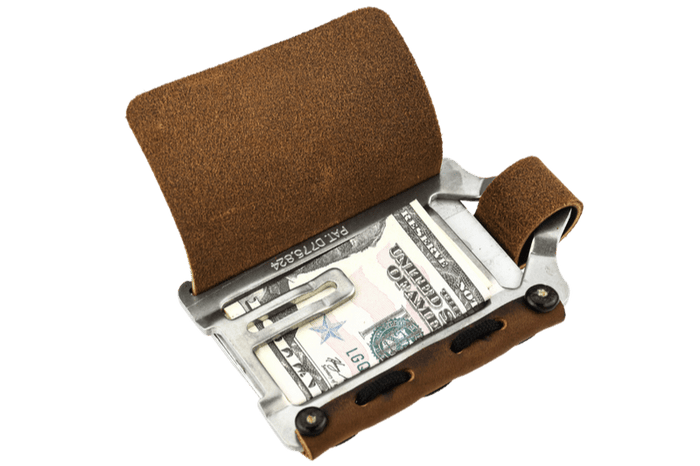 Element Wallet - Raw Mississippi Mud | Horween Leather and Metal