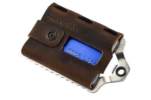 Element Wallet - Raw Mississippi Mud | Horween Leather and Metal