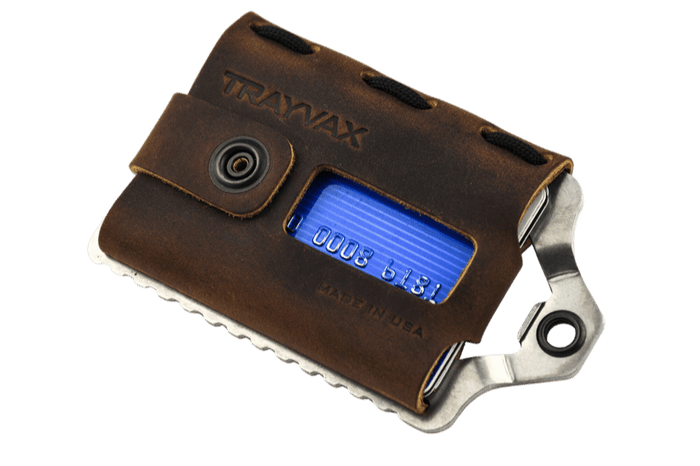 Element Wallet - Raw Mississippi Mud | Horween Leather and Metal