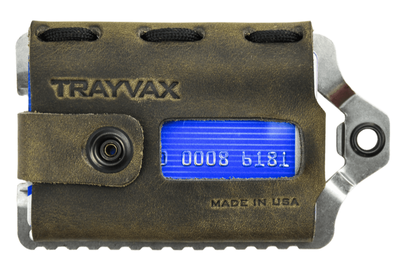 Trayvax Enterprises Wallet Element Wallet - Raw Steel Grey